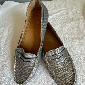 Sperry Metallic Textured Loafers